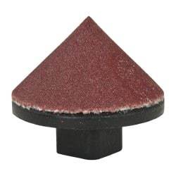 Superior Abrasives - 5/8" Diam 180 Grit 90° Included Angle Cone Center Lap - Aluminum Oxide, Very Fine Grade, Holder Required - All Tool & Supply