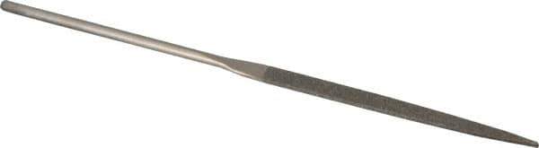 Value Collection - 5-1/2" OAL Fine Taper Needle Diamond File - 13/64" Wide x 3/64" Thick, 2-3/4 LOC - All Tool & Supply