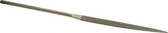 Value Collection - 5-1/2" OAL Fine Knife Needle Diamond File - 3/16" Wide x 1/16" Thick, 2-3/4 LOC - All Tool & Supply