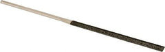 Value Collection - 5-1/2" OAL Fine Triangular Needle Diamond File - 11/64" Wide x 5/64" Thick, 2-3/4 LOC - All Tool & Supply