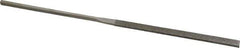 Value Collection - 5-1/2" OAL Medium Equalling Needle Diamond File - 13/64" Wide x 3/64" Thick, 2-3/4 LOC - All Tool & Supply