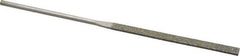 Value Collection - 5-1/2" OAL Coarse Equalling Needle Diamond File - 13/64" Wide x 3/64" Thick, 2-3/4 LOC - All Tool & Supply