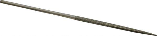 Value Collection - 5-1/2" OAL Coarse Square Needle Diamond File - 3/32" Wide x 3/32" Thick, 2-3/4 LOC - All Tool & Supply