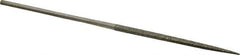 Value Collection - 5-1/2" OAL Coarse Square Needle Diamond File - 3/32" Wide x 3/32" Thick, 2-3/4 LOC - All Tool & Supply