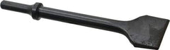 Value Collection - 1-1/2" Head Width, 6-1/2" OAL, Flat Chisel - Round Shank, Steel - All Tool & Supply