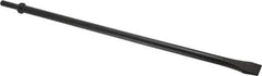 Value Collection - 3/4" Head Width, 18" OAL, Flat Chisel - Round Shank, Steel - All Tool & Supply