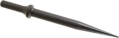 Value Collection - 6-1/2" OAL, Tapered Punch Chisel - Round Shank, Steel - All Tool & Supply