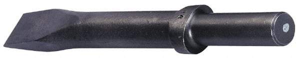 Made in USA - 1" Head Width, 24" OAL, Flat Chisel - Round Drive, Round Shank, Alloy Steel - All Tool & Supply