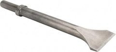 Made in USA - 2" Head Width, 12" OAL, Scaling Chisel - Round Drive, Round Shank, Alloy Steel - All Tool & Supply