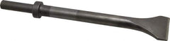 Made in USA - 2" Head Width, 12" OAL, 1/2" Shank Diam, Scaling Chisel - Round Drive, Round Shank, Alloy Steel - All Tool & Supply