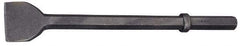 Made in USA - 3" Head Width, 20" OAL, 1-1/8" Shank Diam, Scaling Chisel - Hex Drive, Hex Shank, Alloy Steel - All Tool & Supply