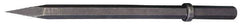 Made in USA - 1" Head Width, 22-1/4" OAL, 1" Shank Diam, Scaling Chisel - Hex Drive, Hex Shank, Alloy Steel - All Tool & Supply