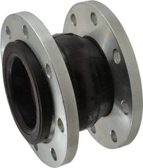 Unisource Mfg. - 4" Pipe, Neoprene Single Arch Pipe Expansion Joint - 6" Long, 1/2" Extension, 3/4" Compression, 225 Max psi, Flanged - All Tool & Supply