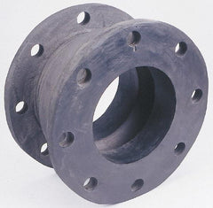 Unisource Mfg. - 2-1/2" Pipe, Chlorobutyl Wide Arch Pipe Expansion Joint - 6" Long, 3/4" Extension, 1-3/4" Compression, 225 Max psi, Flanged - All Tool & Supply