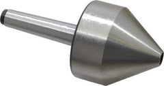 Interstate - MT2 Taper Shank, 2.48" Head Diam Live Center - 2.48" Head Length, 0.46" Point Diam, 1.42" Point Len, 396.83 Lb Max Workpc, 5.35" OAL, Bull Nose Point - All Tool & Supply