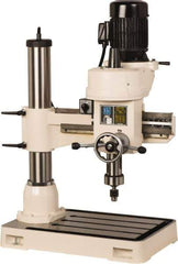 Vectrax - 38-1/2" Swing, Step Pulley Drill Press - 5 Speed, 1-1/2 hp, Single Phase - All Tool & Supply