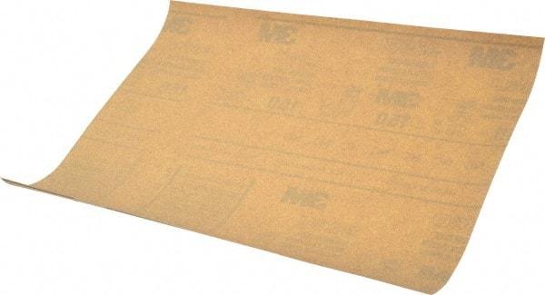 3M - 150 Grit, Aluminum Oxide Sanding Sheet - 11" Long x 9" Wide, Very Fine Grade, C Weighted Paper Backing - All Tool & Supply