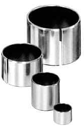 Bunting Bearing - 3/16" Inside x 1/4" Outside Diam, Steel Sleeve Bearing - 1/2" OAL - All Tool & Supply