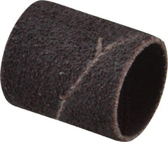 Made in USA - 50 Grit Aluminum Oxide Coated Spiral Band - 3/4" Diam x 1" Wide, Coarse Grade - All Tool & Supply