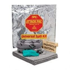 Brady SPC Sorbents - 7 Gal Capacity Universal Spill Kit - Foil - All Tool & Supply