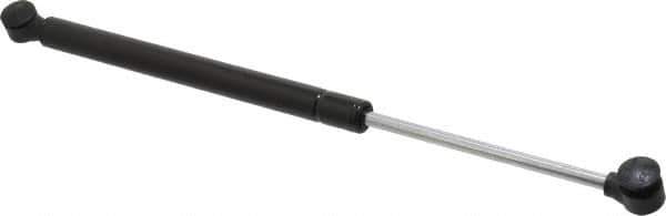 Value Collection - 0.32" Rod Diam, 0.75" Tube Diam, 20 Lb Capacity, Fixed Force Gas Spring - 15.25" Extended Length, 5" Stroke Length, Plastic Ball Socket, Black Nitride Piston - All Tool & Supply