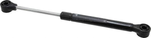 Value Collection - 0.24" Rod Diam, 0.59" Tube Diam, 40 Lb Capacity, Fixed Force Gas Spring - 9.6" Extended Length, 3.15" Stroke Length, Plastic Ball Socket, Black Nitride Piston - All Tool & Supply