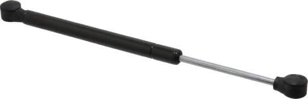 Value Collection - 0.24" Rod Diam, 0.59" Tube Diam, 80 Lb Capacity, Fixed Force Gas Spring - 12" Extended Length, 3.5" Stroke Length, Plastic Ball Socket, Black Nitride Piston - All Tool & Supply