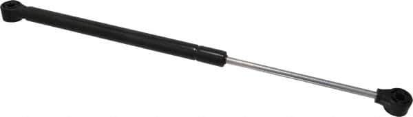 Value Collection - 0.24" Rod Diam, 0.59" Tube Diam, 20 Lb Capacity, Fixed Force Gas Spring - 14.5" Extended Length, 5" Stroke Length, Plastic Ball Socket, Black Nitride Piston - All Tool & Supply