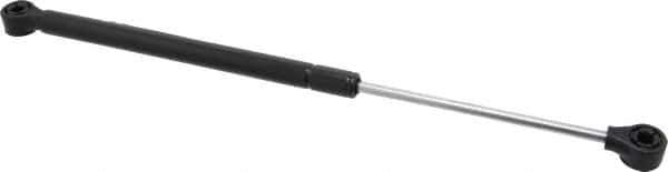 Value Collection - 0.24" Rod Diam, 0.59" Tube Diam, 40 Lb Capacity, Fixed Force Gas Spring - 14.5" Extended Length, 5" Stroke Length, Plastic Ball Socket, Black Nitride Piston - All Tool & Supply