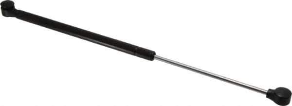 Value Collection - 0.24" Rod Diam, 0.59" Tube Diam, 60 Lb Capacity, Fixed Force Gas Spring - 17.19" Extended Length, 6.18" Stroke Length, Plastic Ball Socket, Black Nitride Piston - All Tool & Supply