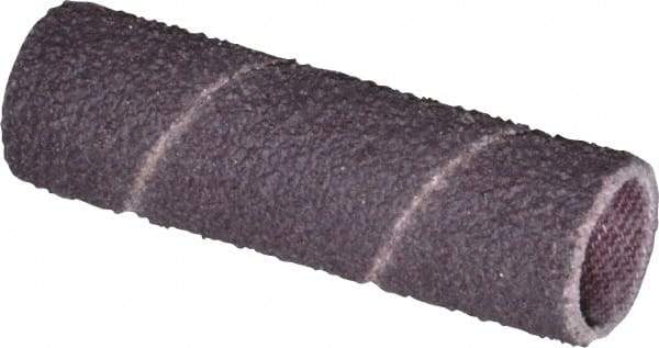 Made in USA - 50 Grit Aluminum Oxide Coated Spiral Band - 1/2" Diam x 2" Wide, Coarse Grade - All Tool & Supply