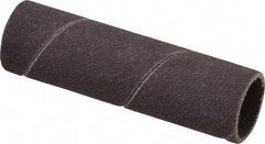 Made in USA - 120 Grit Aluminum Oxide Coated Spiral Band - 1/2" Diam x 2" Wide, Fine Grade - All Tool & Supply