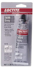 Loctite - 70ml High Performance RTV Silicone Gasket Maker - -75 to 625°F, Grey, Comes in Tube - All Tool & Supply