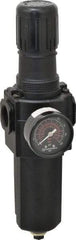 Norgren - 3/4" NPT Port Standard 1 Piece Filter/Regulator FRL Unit - Metal Bowl, 212 SCFM, 250 Max psi, 11.93" High x 3.15" Long, Automatic Drain - All Tool & Supply