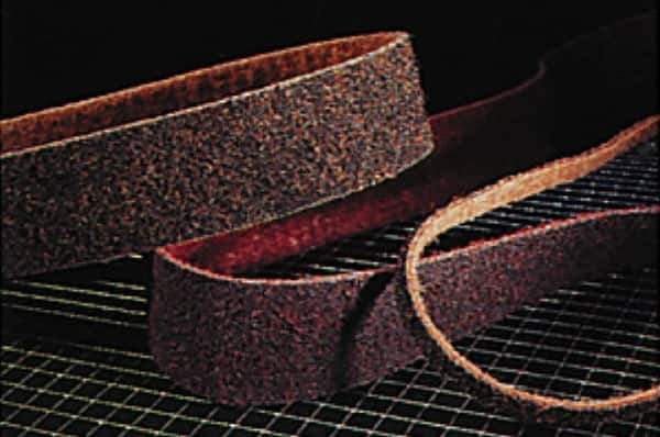 Superior Abrasives - 3" Wide x 132" OAL, Aluminum Oxide Abrasive Belt - Aluminum Oxide, Medium, Nonwoven - All Tool & Supply