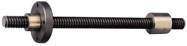 Keystone Threaded Products - TR12x3.0 Acme, 2m Long, Alloy Steel Trapezoidal Roll Metric Threaded Rod - Black Oxide Finish, Right Hand Thread - All Tool & Supply