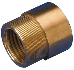 Keystone Threaded Products - 1.12" Long, 3/4" High, 1/2" Thread Length, Bronze, Right Hand, Round, Precision Acme Nut - 0.937-16 Thread Size, 2C Class of Fit - All Tool & Supply