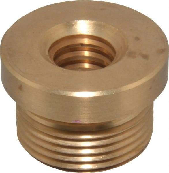 Keystone Threaded Products - 1.12" Long, 3/4" High, 1/2" Thread Length, Bronze, Right Hand, Round, Precision Acme Nut - 0.937-16 Thread Size, 2C Class of Fit - All Tool & Supply