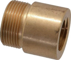 Keystone Threaded Products - 1.12" Long, 1-1/4" High, 1/2" Thread Length, Bronze, Right Hand, Round, Precision Acme Nut - 1.000-18 Thread Size, 2C Class of Fit - All Tool & Supply