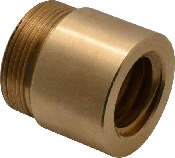 Keystone Threaded Products - 1-1/2" Long, 1-1/2" High, 1/2" Thread Length, Bronze, Right Hand, Round, Precision Acme Nut - 1.375-16 Thread Size, 2C Class of Fit - All Tool & Supply