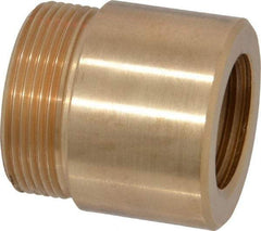 Keystone Threaded Products - 1-1/2" Long, 1-1/2" High, 1/2" Thread Length, Bronze, Right Hand, Round, Precision Acme Nut - 1.375-16 Thread Size, 2C Class of Fit - All Tool & Supply