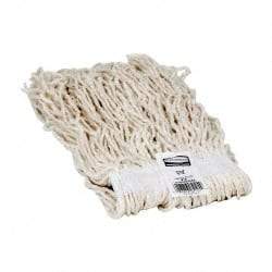 Rubbermaid - 1" White Head Band, Small Rayon Cut End Mop Head - 4 Ply, Side Loading Connection, Use for Finishing - All Tool & Supply