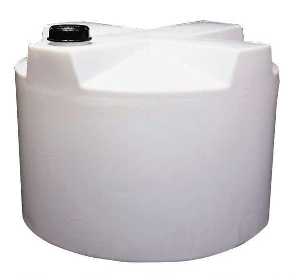 Made in USA - 220 Gallon Cylindrical Polyethylene Closed Top Tank - 63" High x 35" Diam - All Tool & Supply