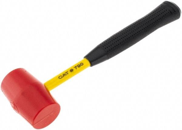 No-Mar - 5/8 Lb Head 1-5/8" Face Urethane Hammer - Fiberglass Handle - All Tool & Supply