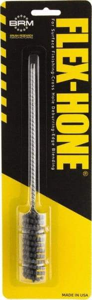 Brush Research Mfg. - 3/4" to 0.787" Bore Diam, 0.8333333 Grit, Aluminum Oxide Flexible Hone - Extra Fine, 8" OAL - All Tool & Supply