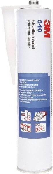 3M - 10.5 oz Cartridge Gray Polyurethane Sealant - -40 to 194°F Operating Temp, 1 hr Tack Free Dry Time, 24 hr Full Cure Time, Series 540 - All Tool & Supply