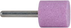 Grier Abrasives - 1 x 1" Head Diam x Thickness, W220, Cylinder, Aluminum Oxide Mounted Point - All Tool & Supply