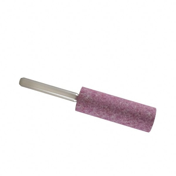 Grier Abrasives - 1 x 2" Head Diam x Thickness, W222, Cylinder, Aluminum Oxide Mounted Point - All Tool & Supply