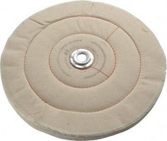 Dico - 10" Diam x 3/4" Thick Unmounted Buffing Wheel - Cushion Sewn, 1/2" Arbor Hole, Medium Density - All Tool & Supply