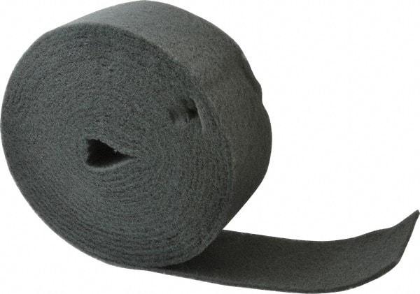 Superior Abrasives - 30' Long x 4" Wide Nonwoven Roll - Very Fine Grade, Gray, Silicon Carbide - All Tool & Supply